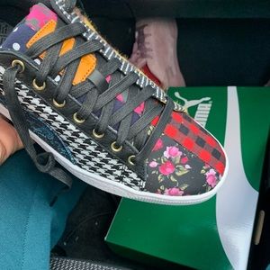 Custom made puma sneakers